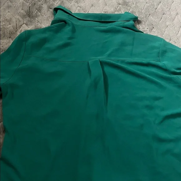 Express Emerald Green Button-Down Shirt - Picture 8 of 8